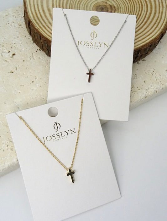 Classic Mini Cross Necklace