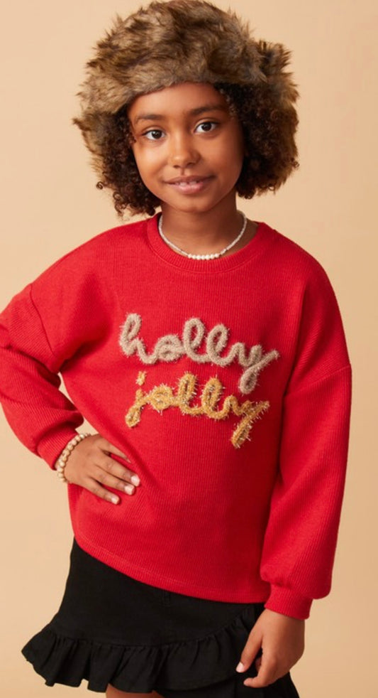 Tween Holly Jolly Sweater