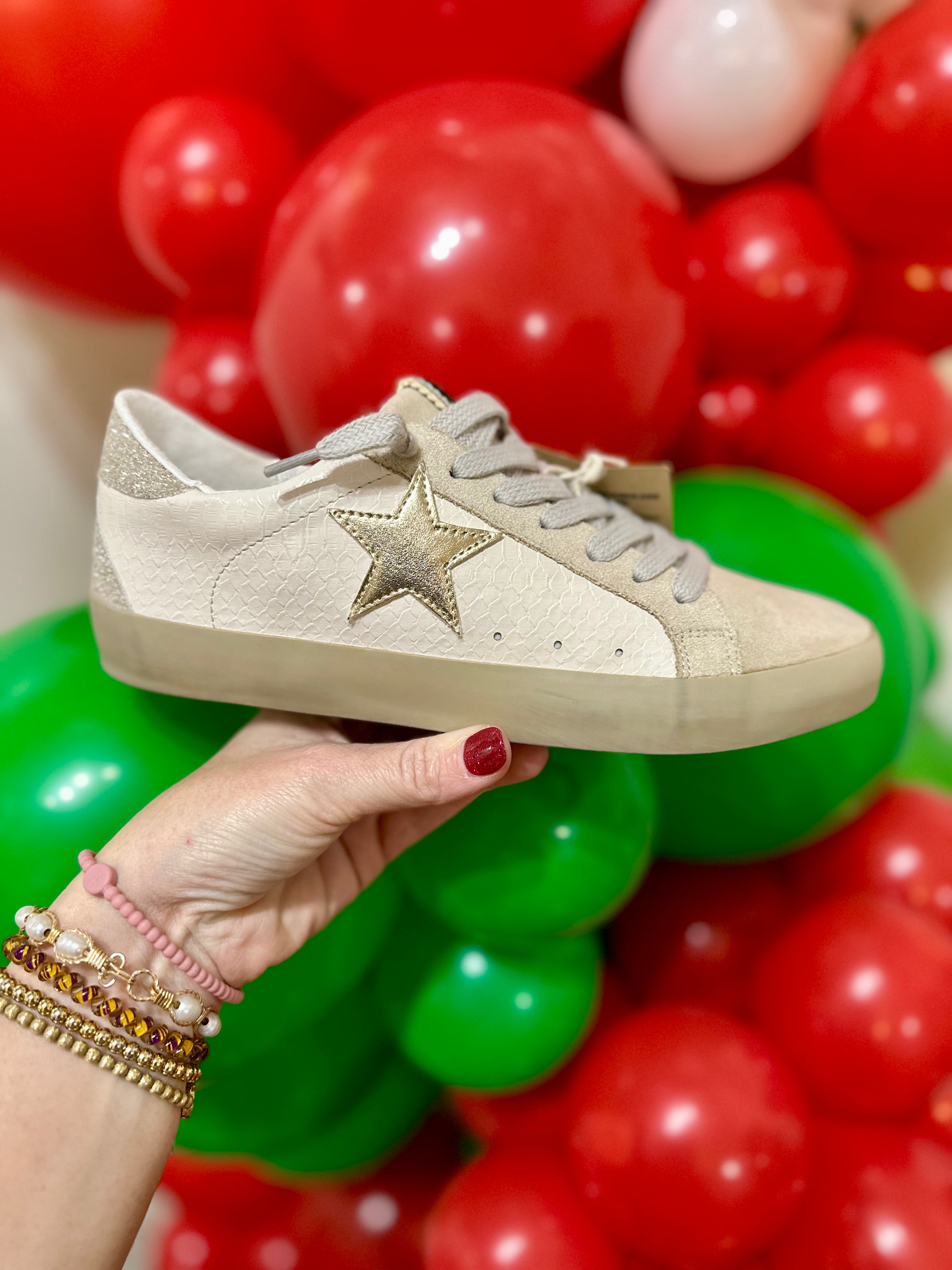 KIDS Shu Shop Bone Snake Sneakers