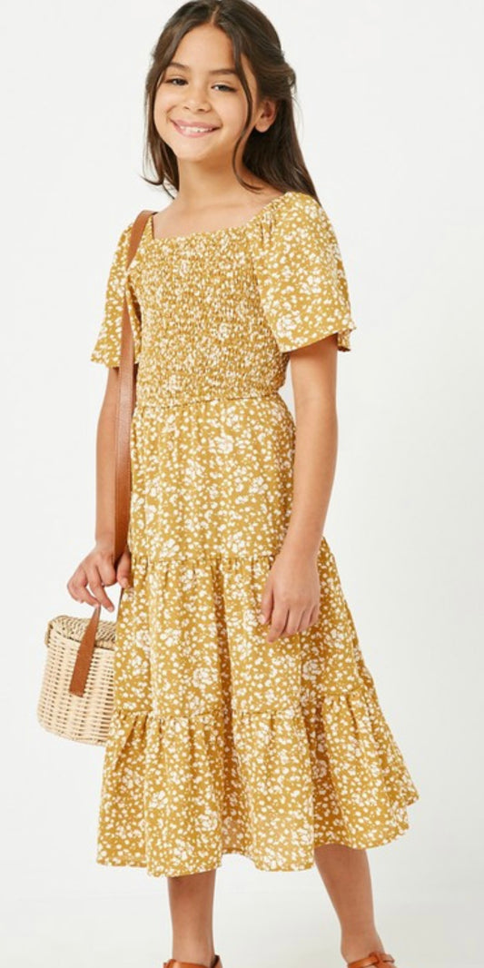 Our Tween Mustard Dress