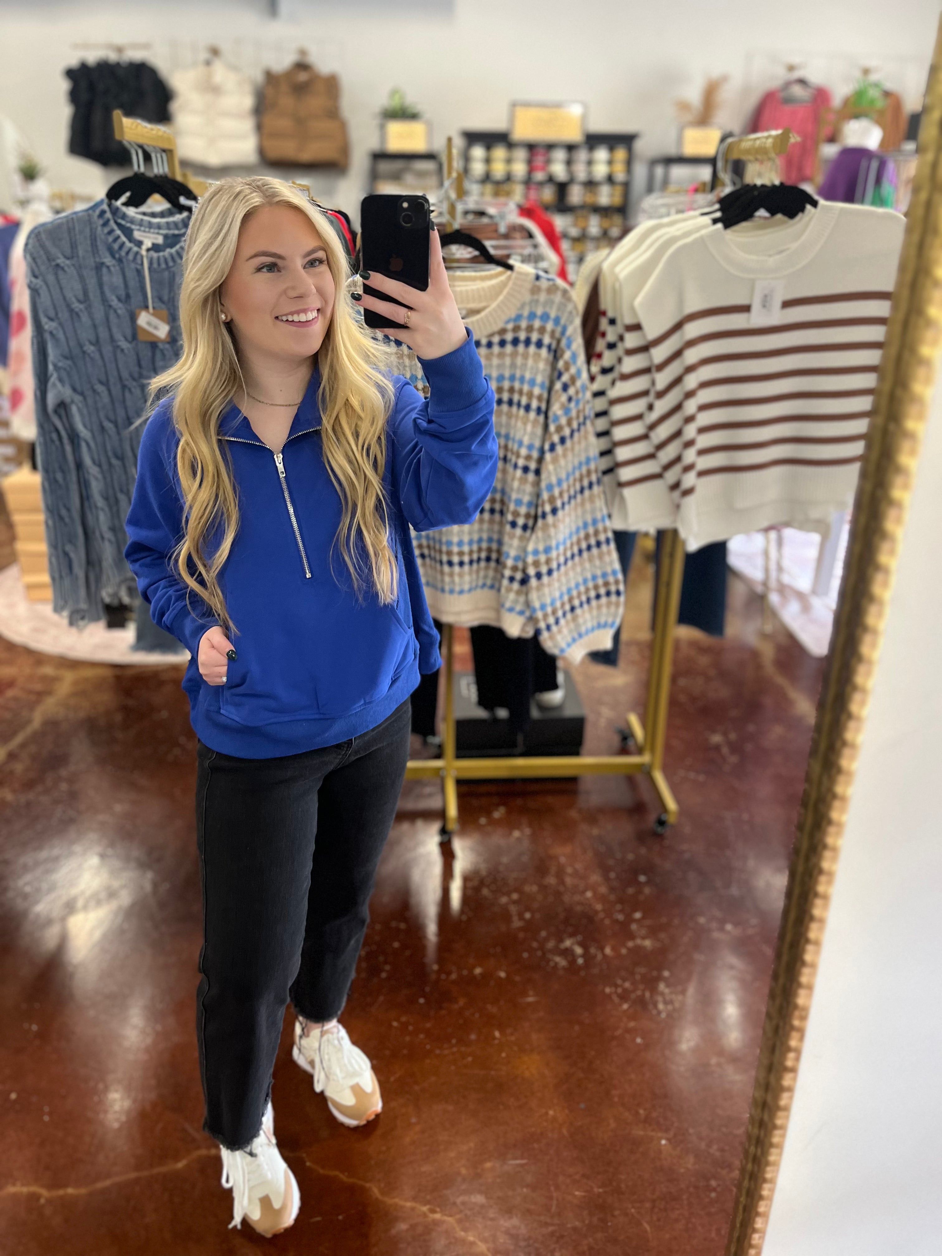 The Alice Half Zip Pullover