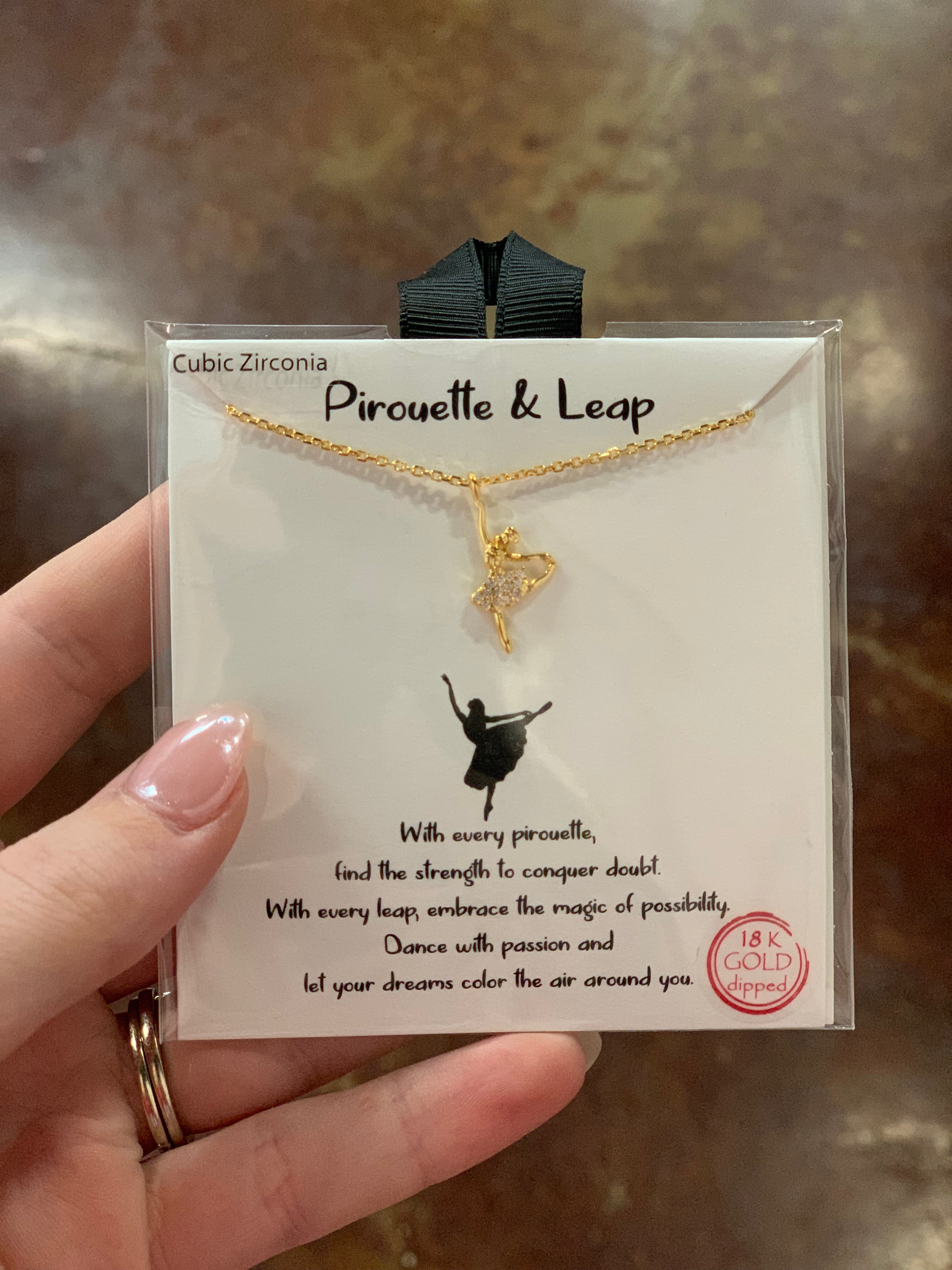 The Gold Ballerina Necklace