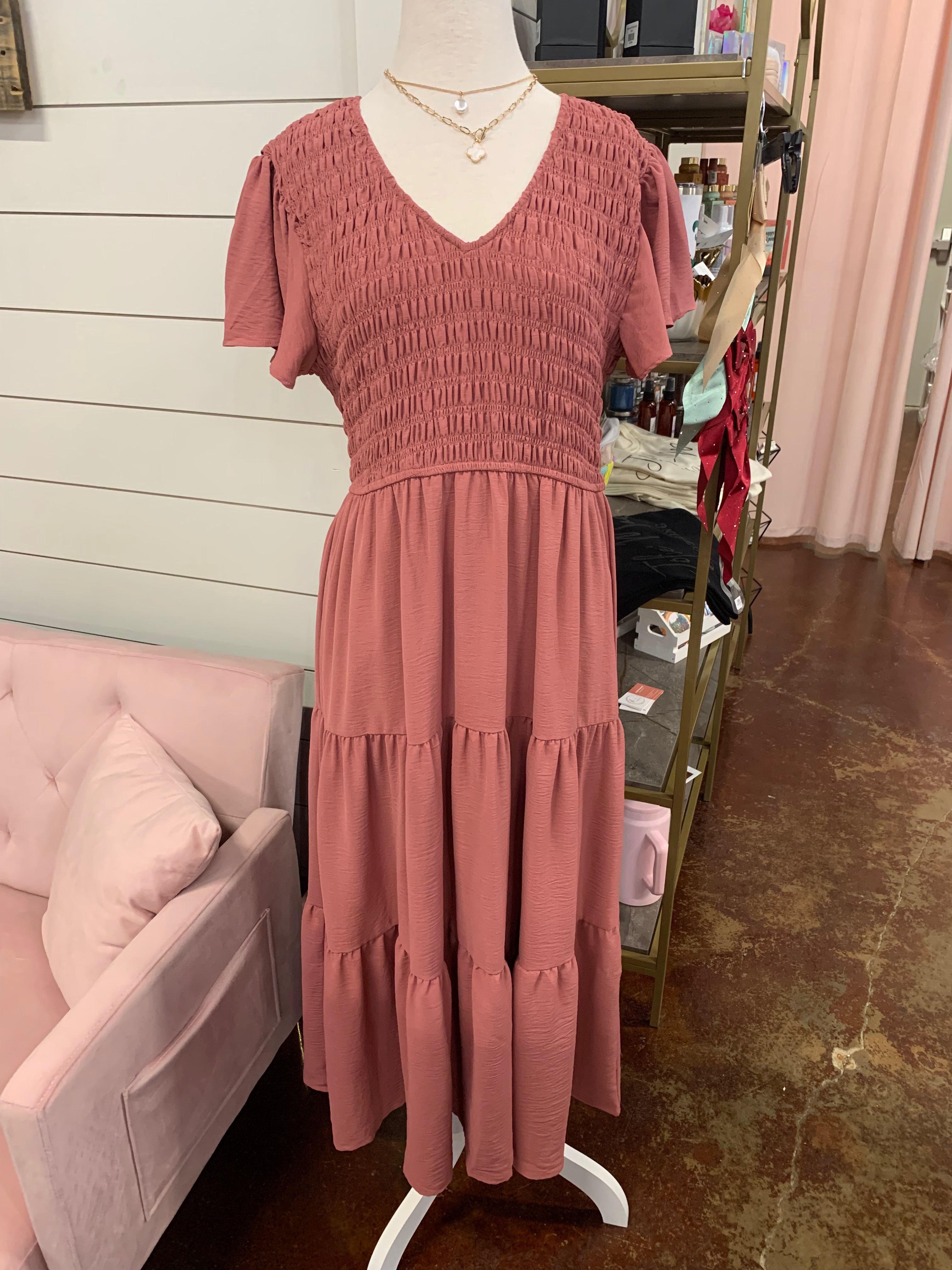 The Dusty Mauve Lovely Lady Dress