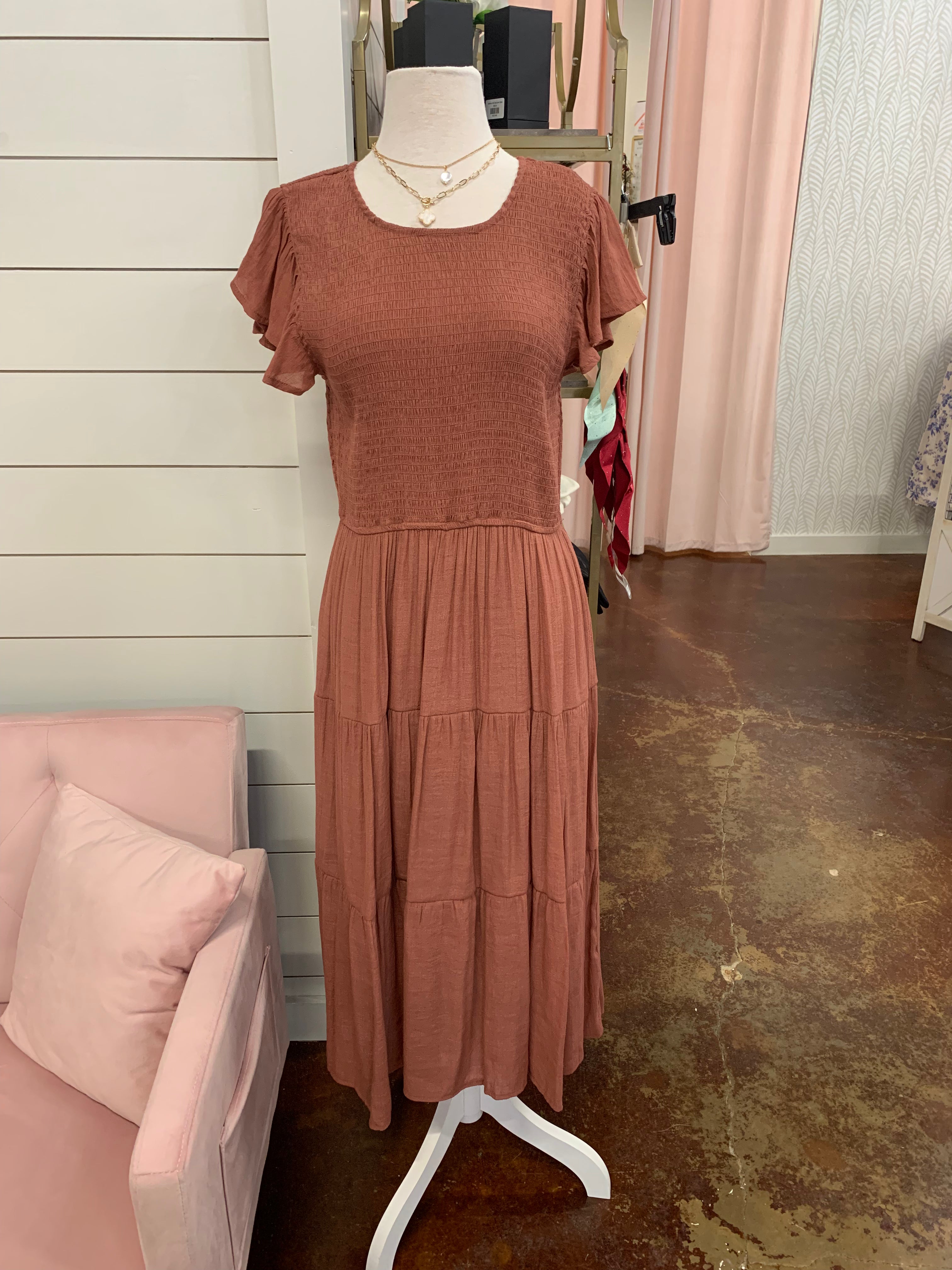 The Terracotta Lovely Lady Dress