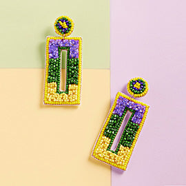 Unique Mardi Gras Earrings