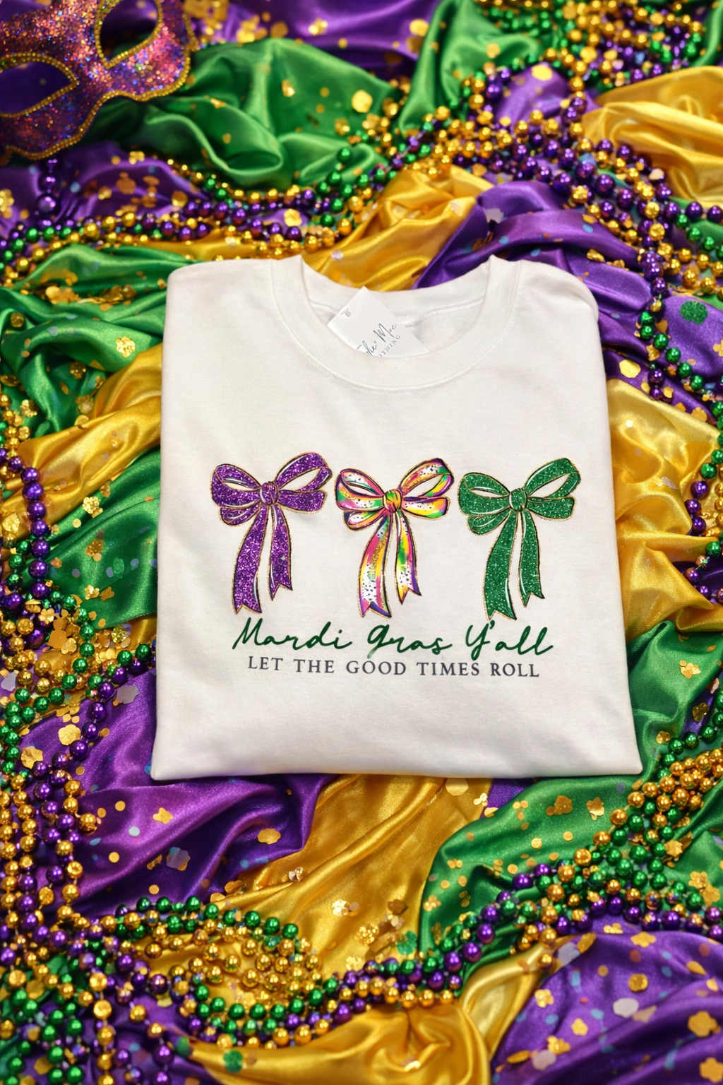 The Mardi Gras Bow Pullover