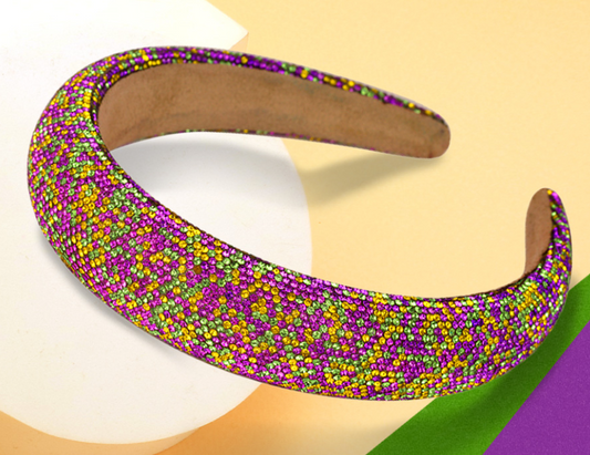 Mardi Gras Bling Headband