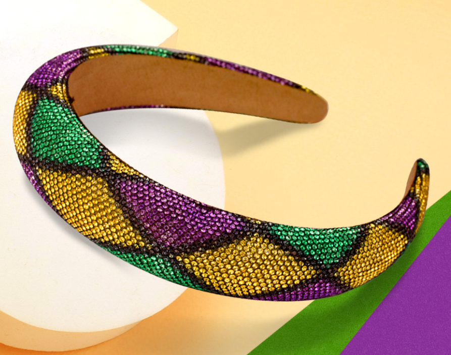 Another Mardi Gras Bling Headband