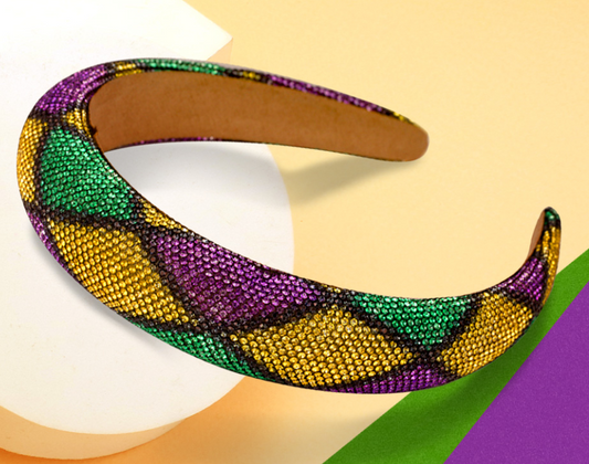 Another Mardi Gras Bling Headband