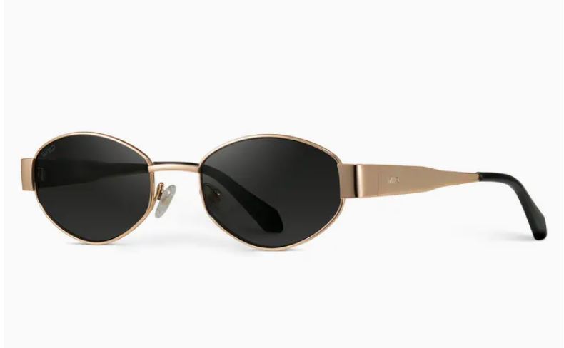 Verona - Small Oval Metal Frame Sunglasses