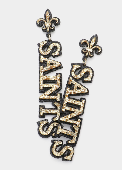 Saints Game Day Earrings