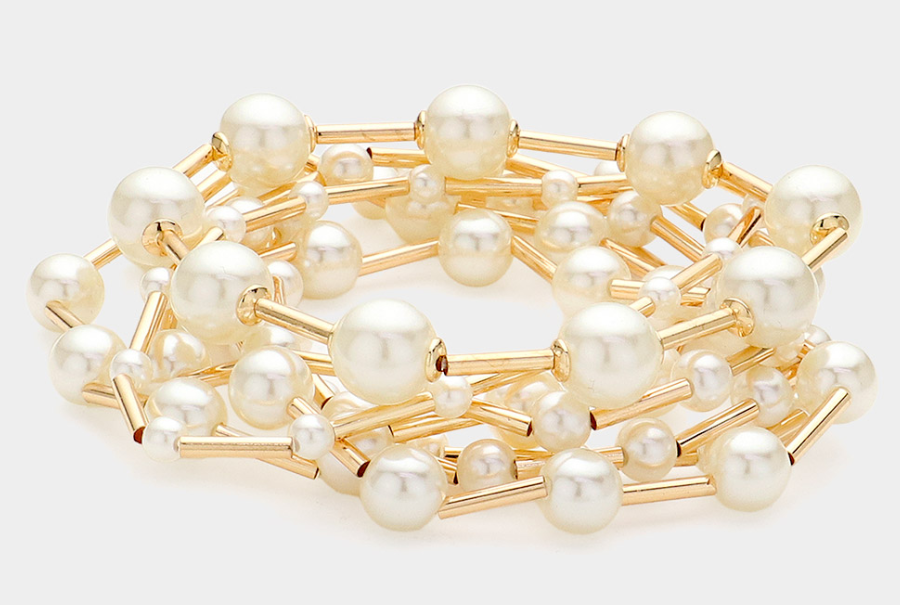 The Goldie Pearl Bracelets