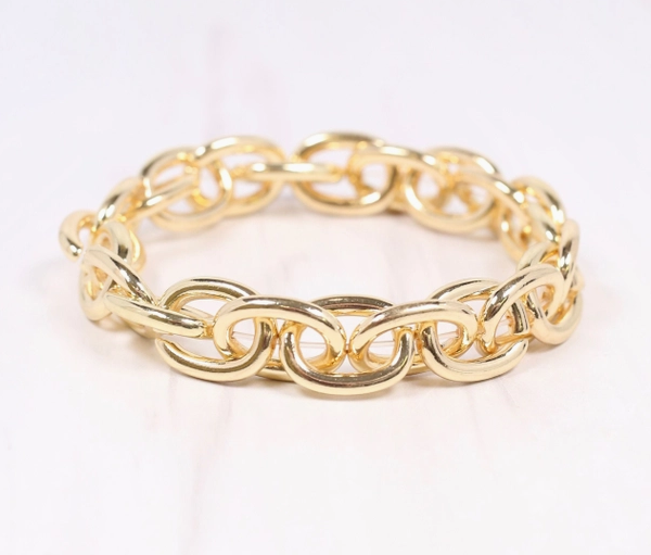 Jo Anne Stretch Bracelet Gold