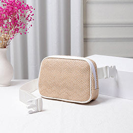 Raffia Belt Bag/Fanny Bag