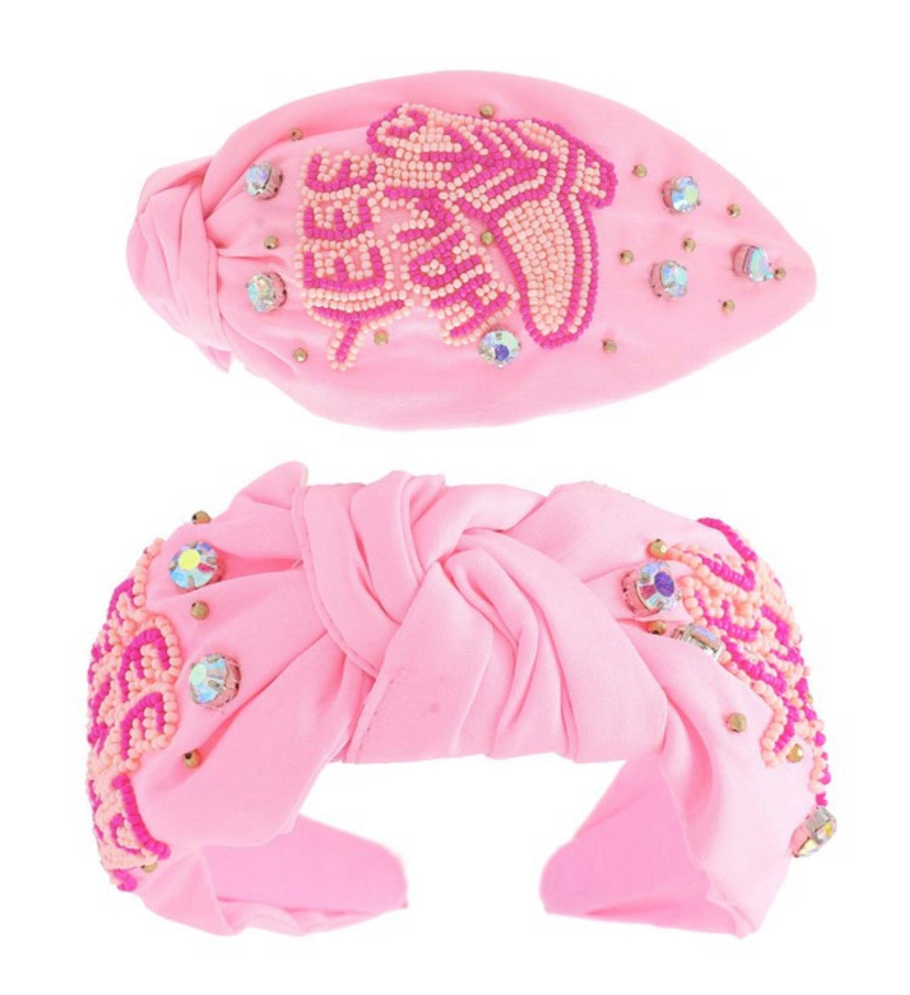 Pink Yee Haw Beaded Headband – Jolie' Mae Clothing