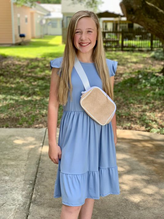 Our Tween Slate Blue Dress