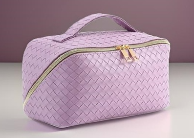 The Woven Makeup Bag