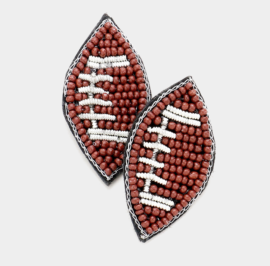 Sports Beaded Earrings