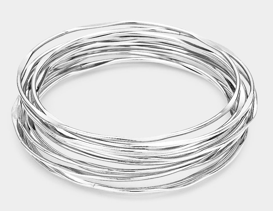 12 pc Stackable Bangle Set