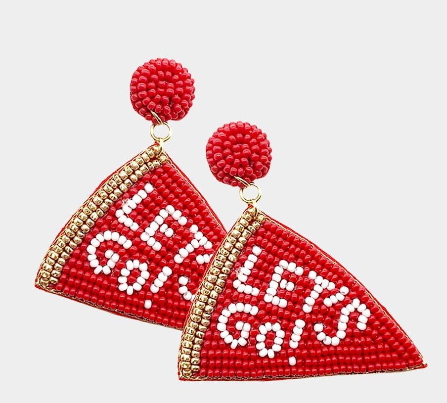 Lets Go Beaded Earrings