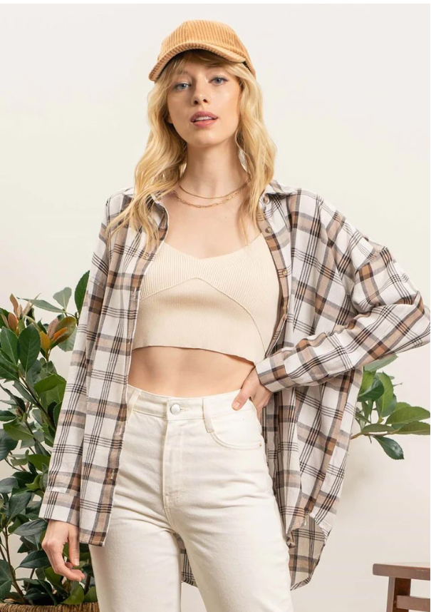 The Molly Danielle Plaid Top