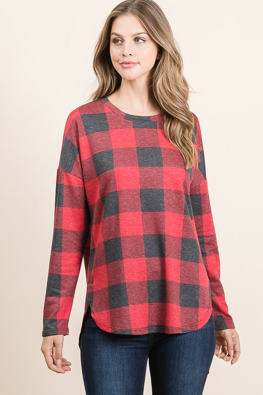 Buffalo Plaid Top