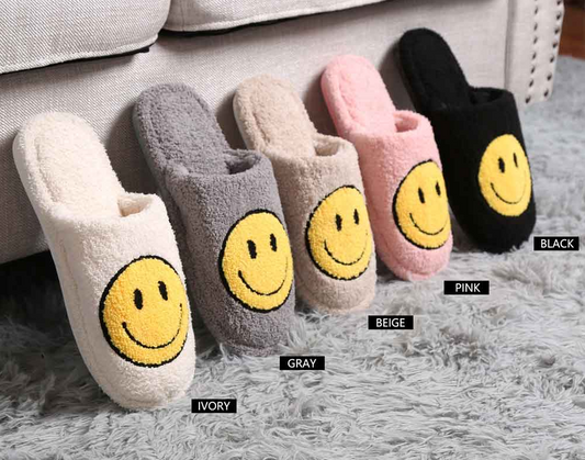 Smiley Face Slippers