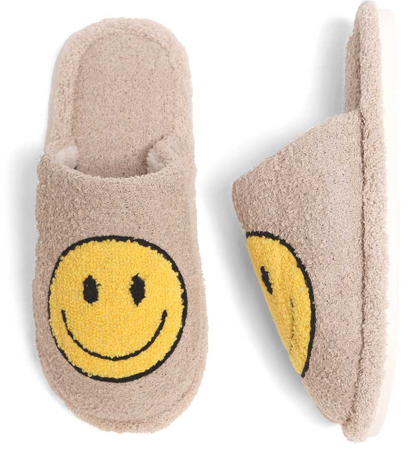 Smiley Face Slippers