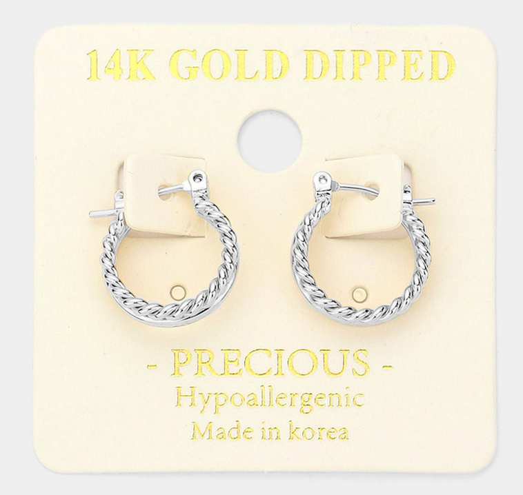 Dipped Rope Metal Hoops