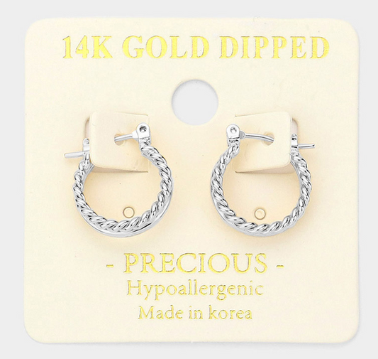 Dipped Rope Metal Hoops