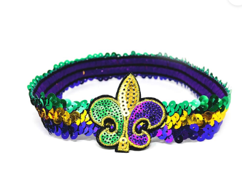 Mardi Gras Head Band