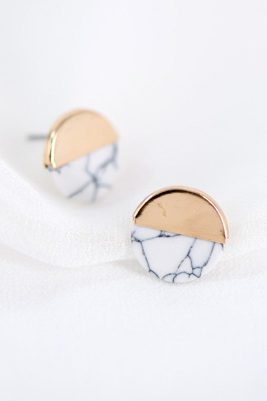 Marble Earrings