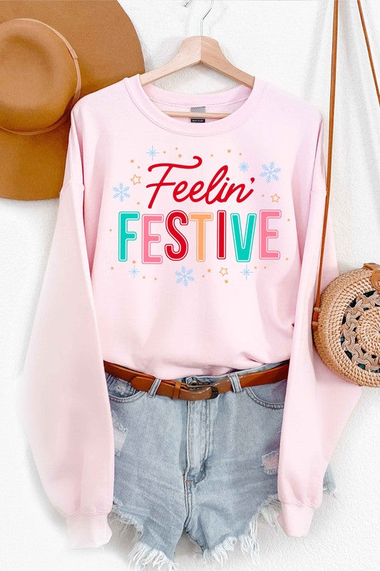 Pink Feelin Festive Pullover