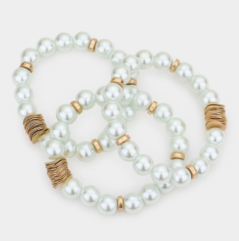 Pearl Bracelet Stack