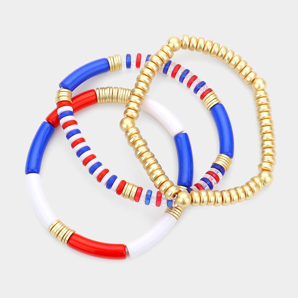 Red White & Blue Bracelets