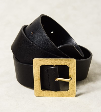 Classic Oversized Square Buckle Belts