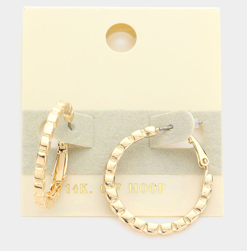 Gold Hoop Earrings