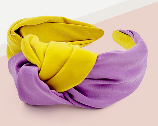 Purple and Yellow Head Band