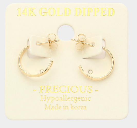 Baby Gold Hoops