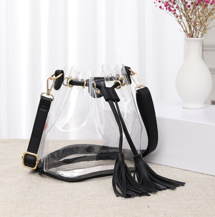 The Arabella Clear Bucket Purse