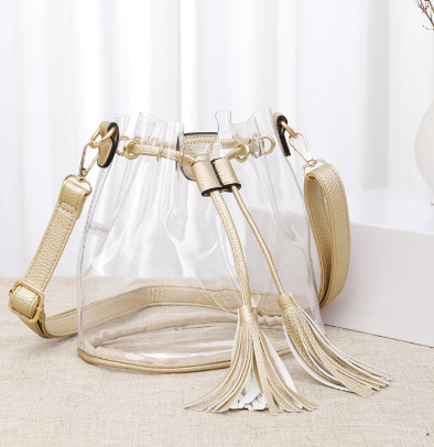 The Arabella Clear Bucket Purse