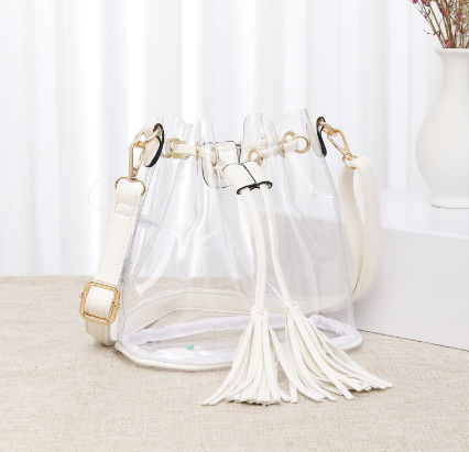 The Arabella Clear Bucket Purse