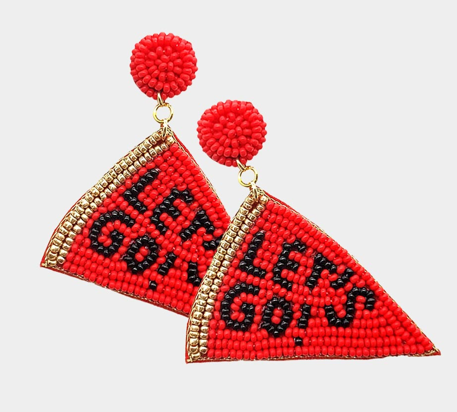 Lets Go Beaded Earrings