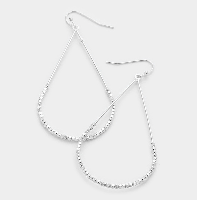 Tear Drop Hoop Earrings