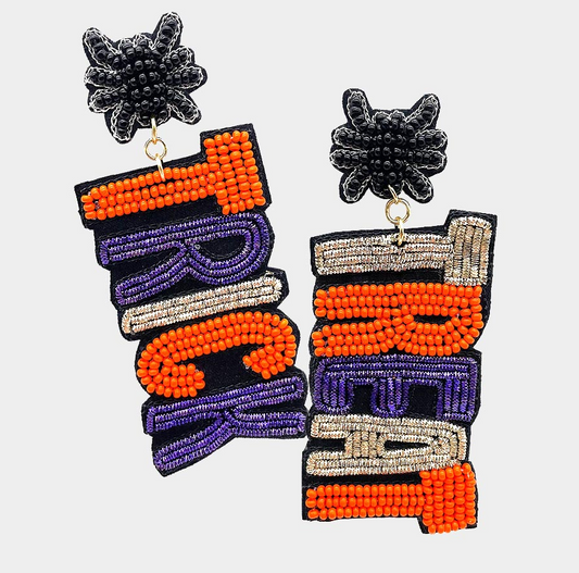 Trick a Treat Beaded Earrings