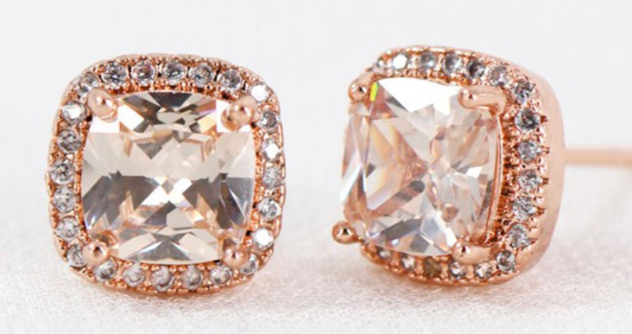 The Crystal Stud Earrings