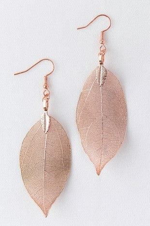 The Unique Leaf Earrings