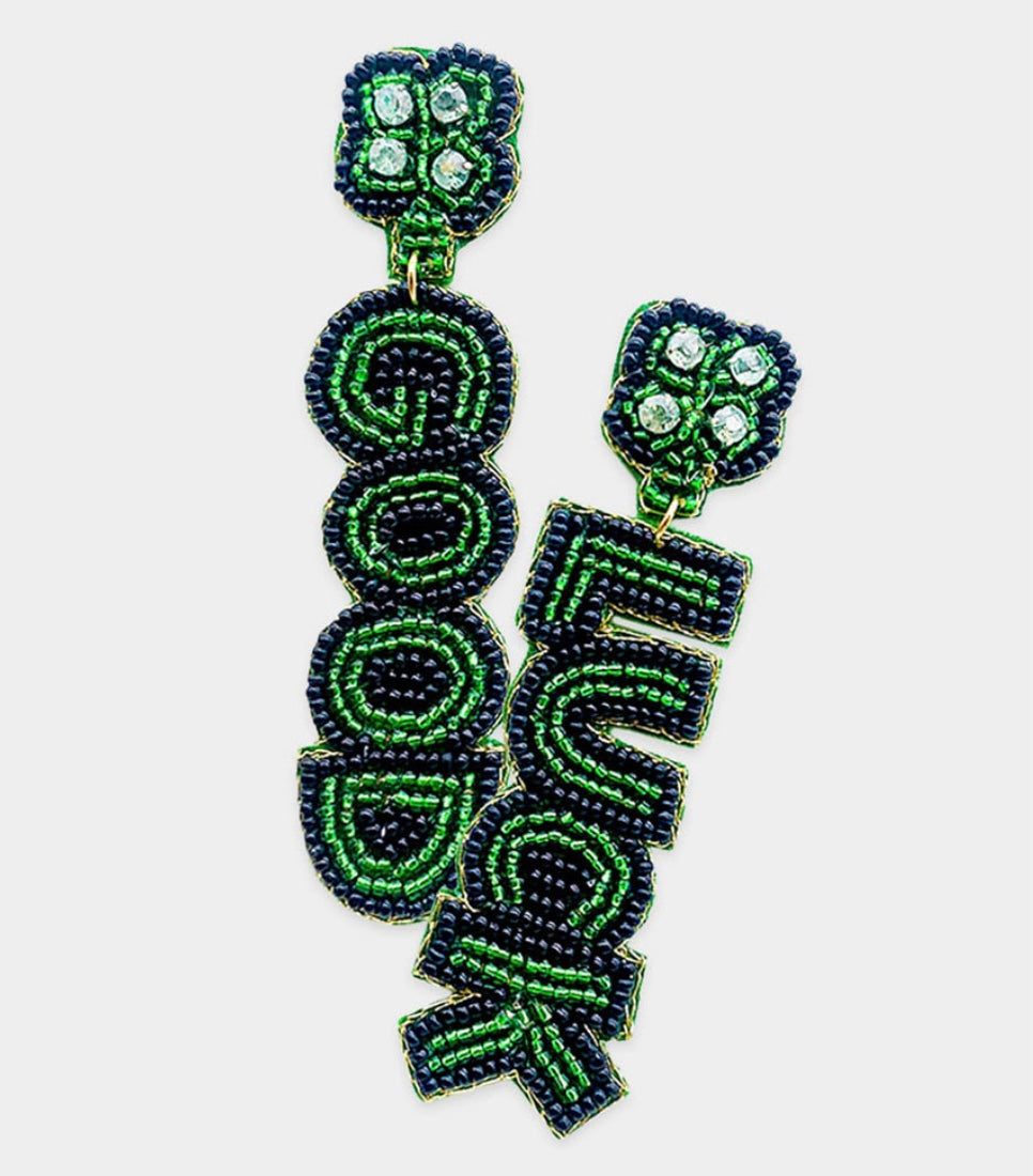 Good Luck Beaded Earrings