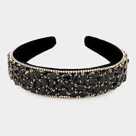 Black & Gold Headband