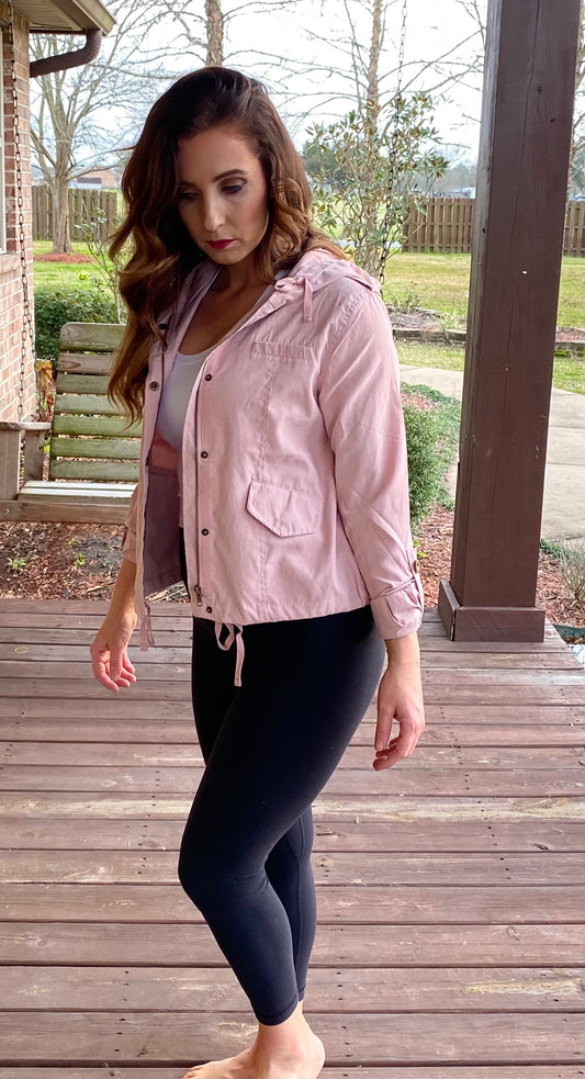 Dusty Rose Lightweight Jacket